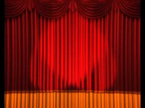 powerpoint curtains opening